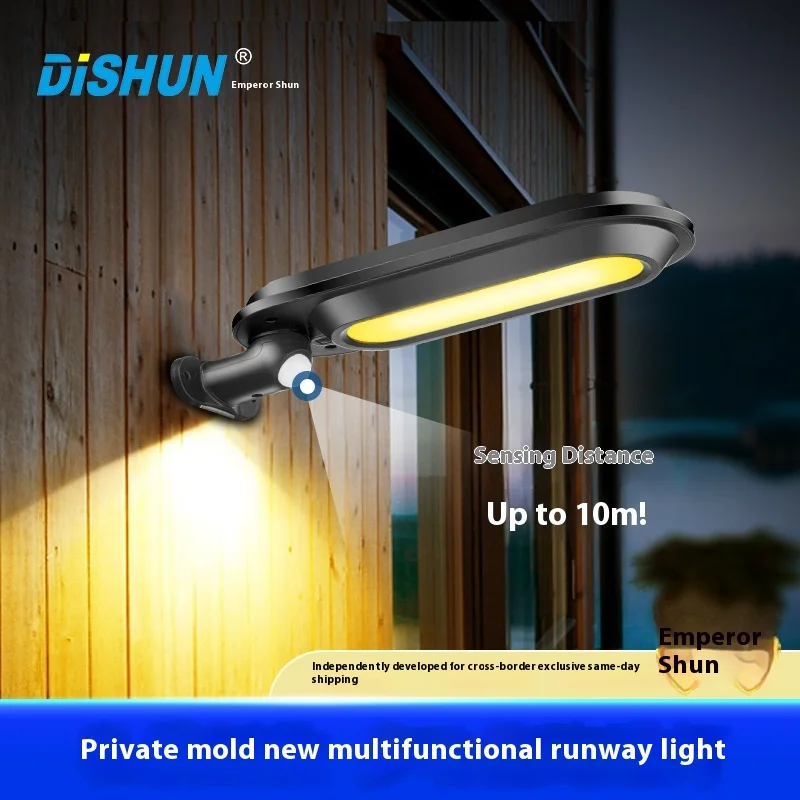 

Солнечные уличные фонари, водонепроницаемые настенные светильники, светодиодные украшения для дома, пейзажный желоб, светильник для забора, большая яркость, садовая солнечная лампа