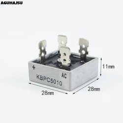 다이오드 브리지 정류기, KBPC5010, 50A, 1000V, 1 개