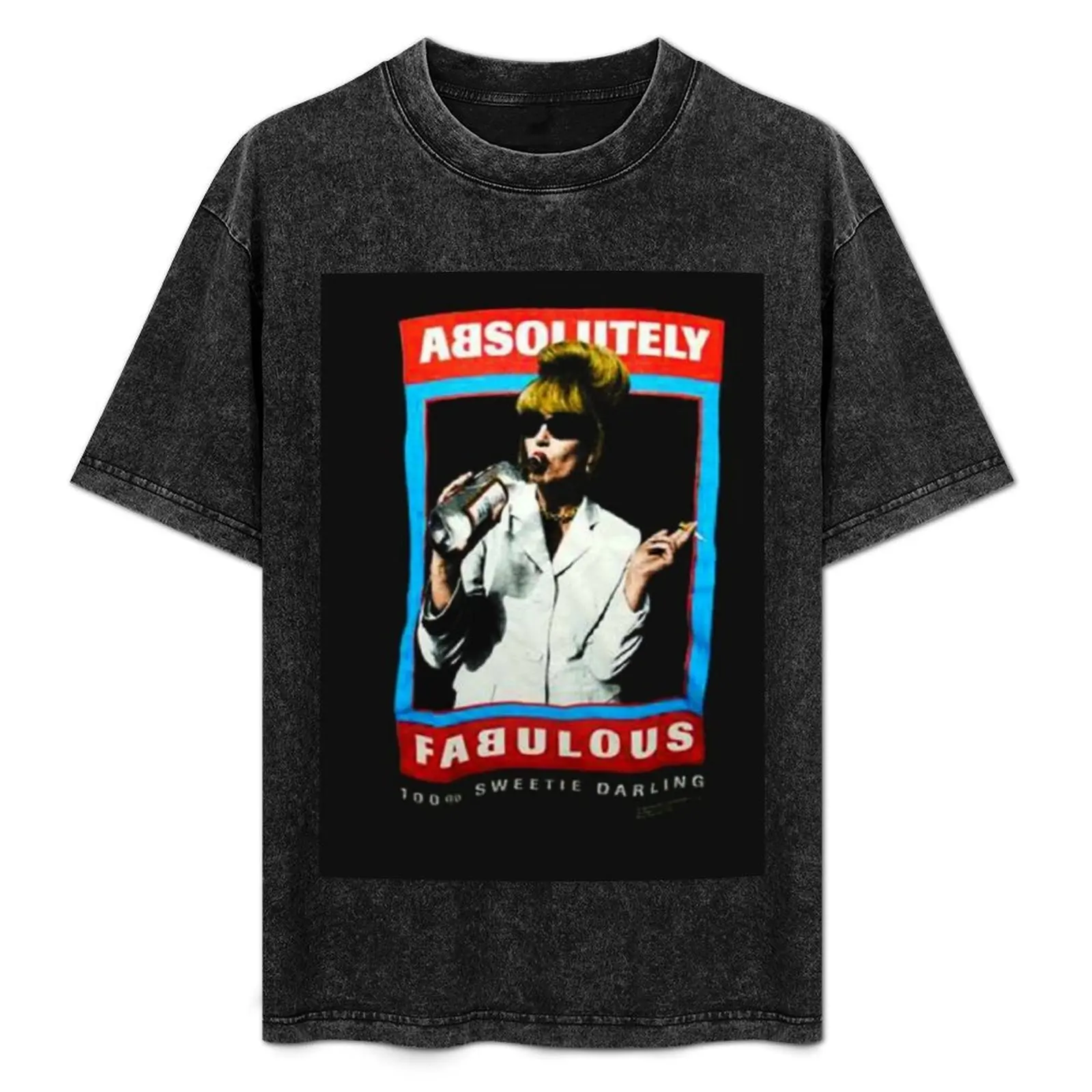 

1995 Absolutely Fabulous Vintage Patsy Stone 100% Sweetie Darling Absolut Vodka Parody Classic 90's BBC Comedy Sitcom TV T-Shirt