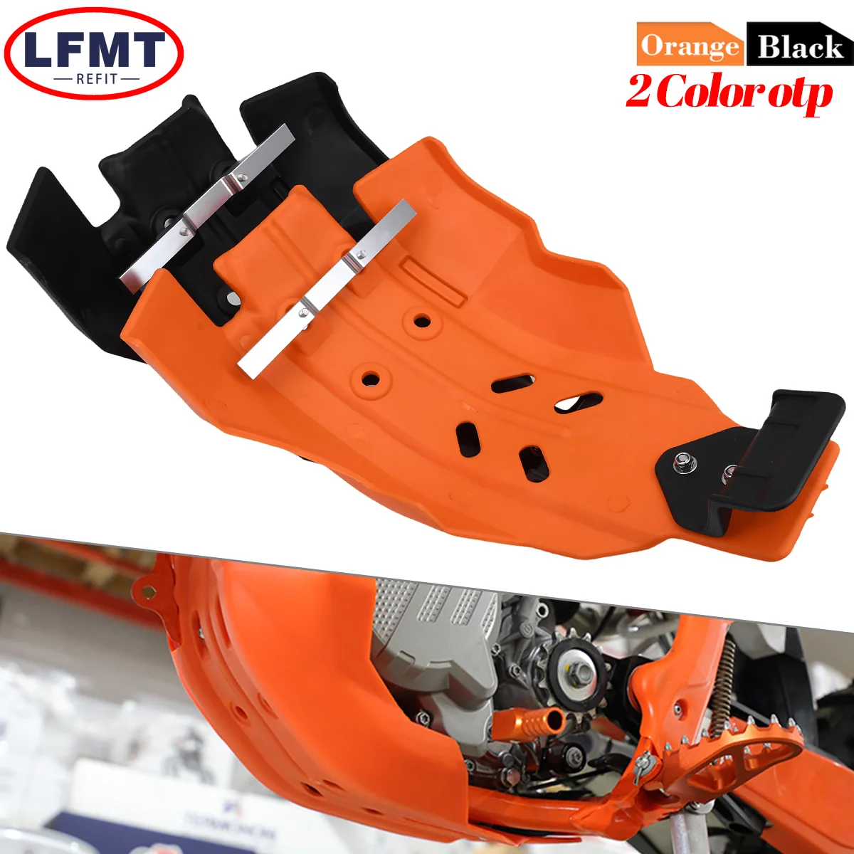 Für KTM Husqvarna 2T/4T Motorrad-Motorrahmen-Schutzabdeckung Unterfahrschutz 250 300 350 SX SXF EXC EXCF XC XCF TE TC FE FC
