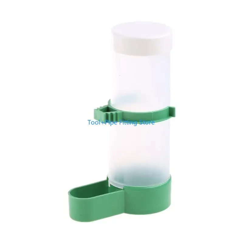 F92B Parakeet Water Dispenser Automatic Feeder No Spill Plastic Container Cockatiel Automatic Feeding Bottle for Cage