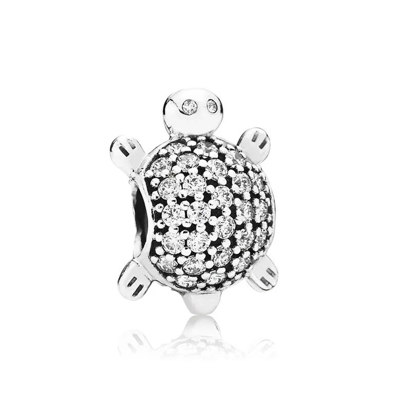 2025 حار بيع 925 حقيبة الظهر الفضية ، السلحفاة حبة القمر ، ديزي قلادة مناسبة للسوار الأوروبي الأصلي لتقوم بها بنفسك مجوهرات رائعة