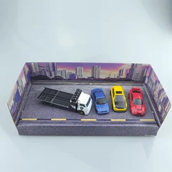 Hot Wheels GMH39 1:64 honda Civic Garage celica sentra nissan fleet street alloy car model children's toy transport vehicle