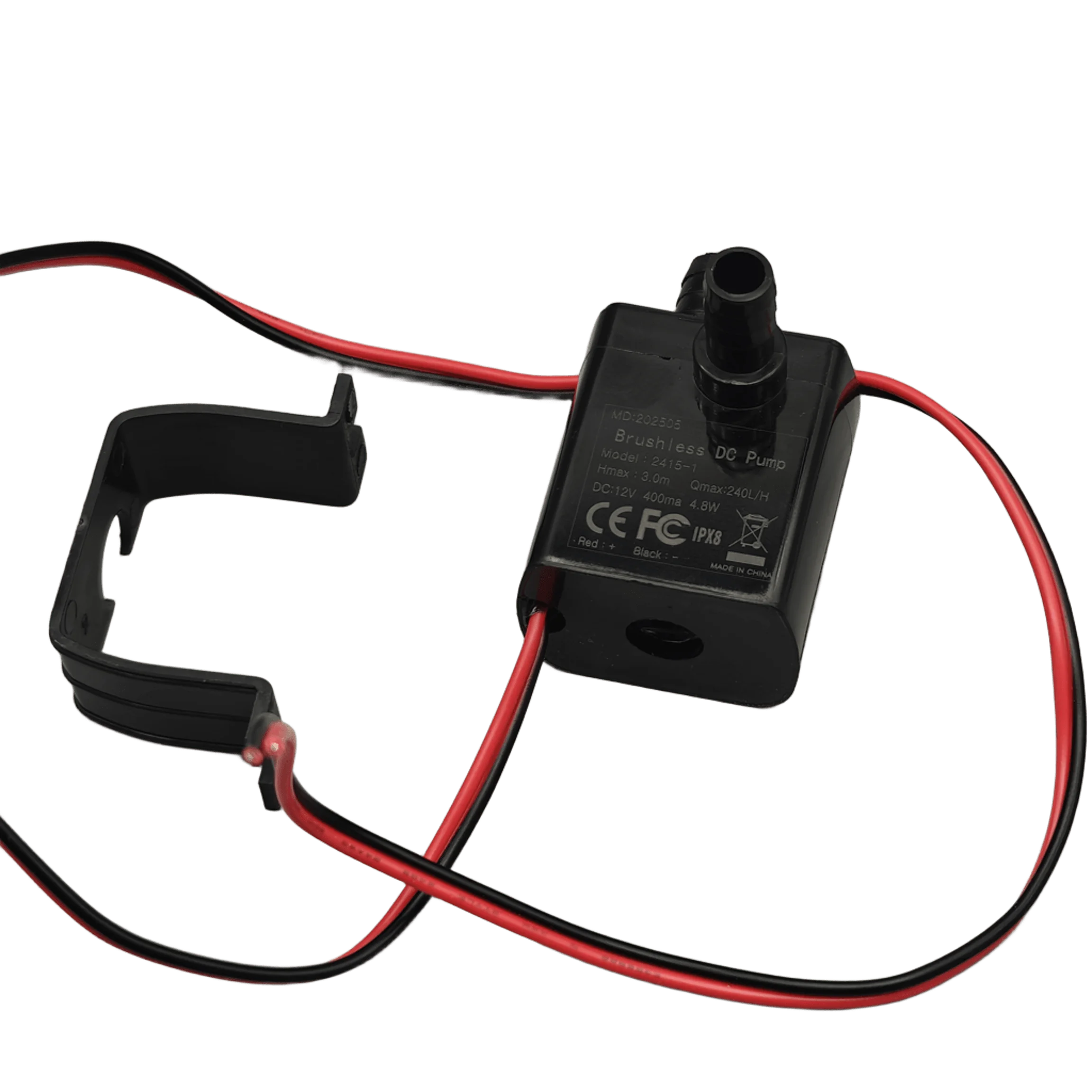 4.8W 240L/H Silent Fish Tank Pump Dc 12V Solar Brushless Motor Swimming Pool Circulation Submersible Pump Water Pump