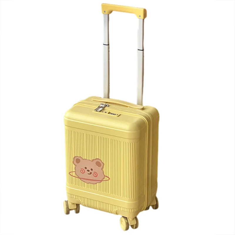 

Children's Luggage for Boys and Girls Compact Lightweight Student Trolley Suitcase 16-Inch Carry-On Travel Case Smooth Wheels