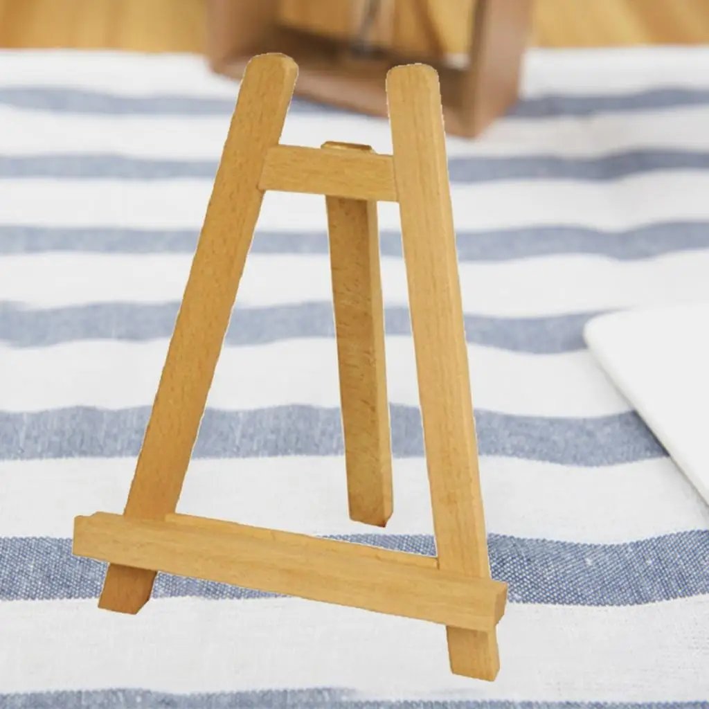 Mini Artist Wooden Easel Photo Frame Holder for Table Decoration and Accessories Home Office Display Stand