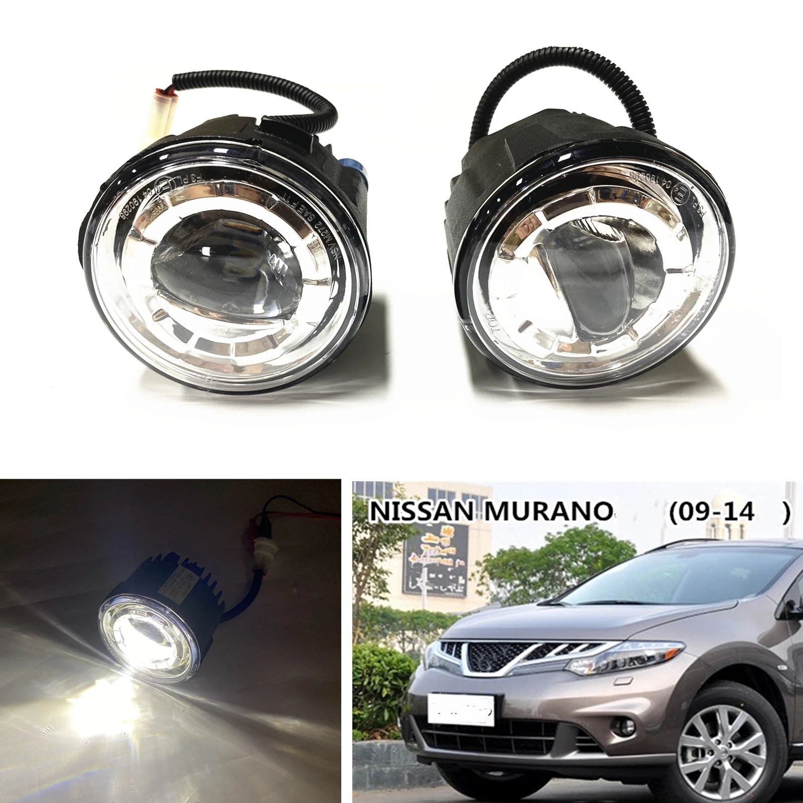 

Front Bumper LED Fog Light Turn Signal Driving Day Lamp Bulb For Nissan Patrol Y62 Infiniti QX56 QX80 FX35 Murano