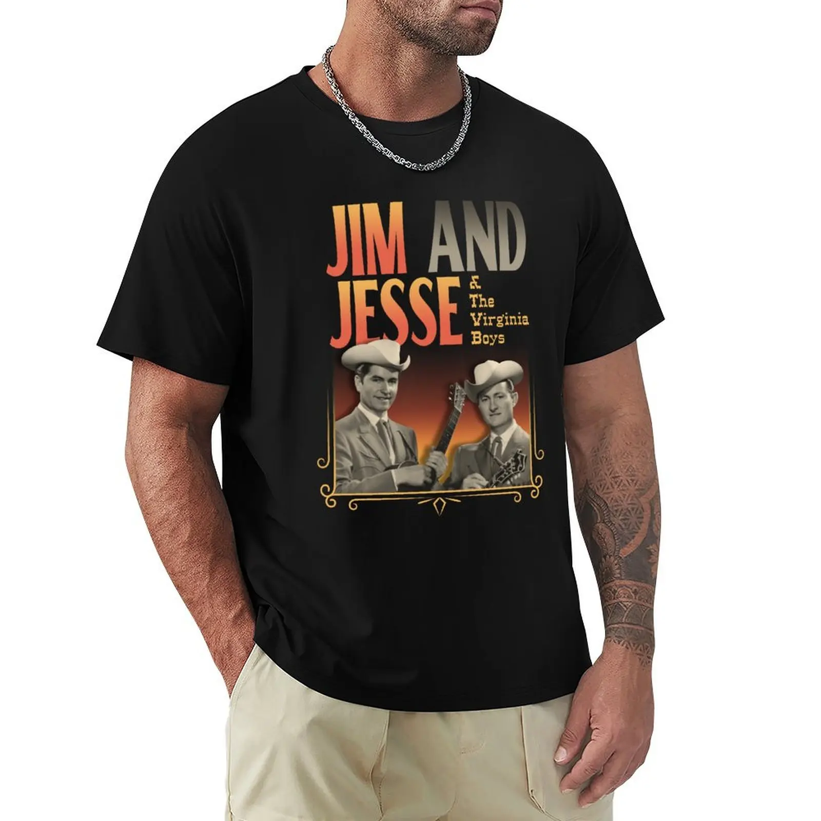 

Jim and Jesse T-Shirt shirts graphic tee anime stuff plus sizes Louboutins mens designer t shirt