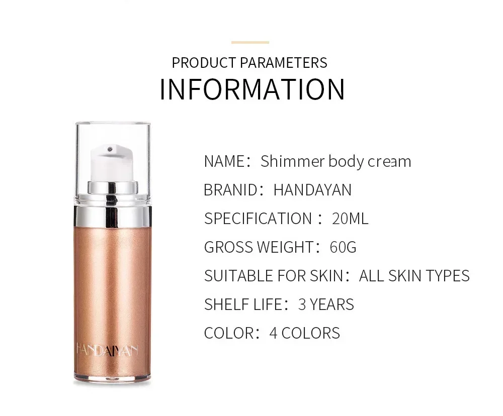 Spray liquide illuminateur scintillant pour le visage, surligneur, contour, cosmétique, paillettes, bronzage corporel, brouillard d'huile, illuminateur de maquillage, 4 couleurs