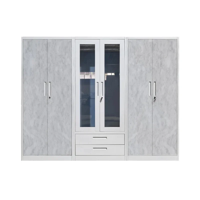 custom.Modern Luxury Steel Movable Wardrobe Easy-to-Assemble Hanging Furniture Living Room Laundry Dining Workshop Hall Hospital