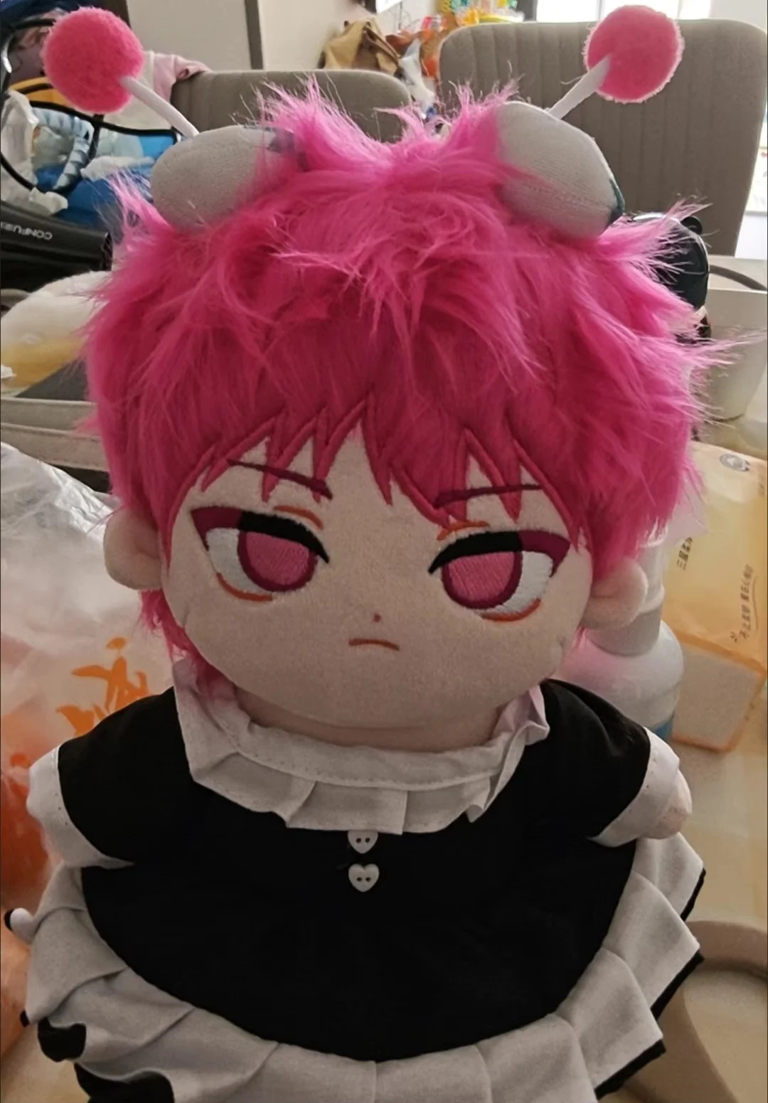 ตุ๊กตาซาอิคิ คุซึโอะ อนิเมะ ขนาด 20 ซม. ตุ๊กตาผ้ากำมะหยี่พร้อมเสื้อผ้า น่ารัก การ์ตูน ฟิกเกอร์ ตุ๊กตา ของขวัญวันเกิด วันคริสต์มาส สำหรับแฟนๆ