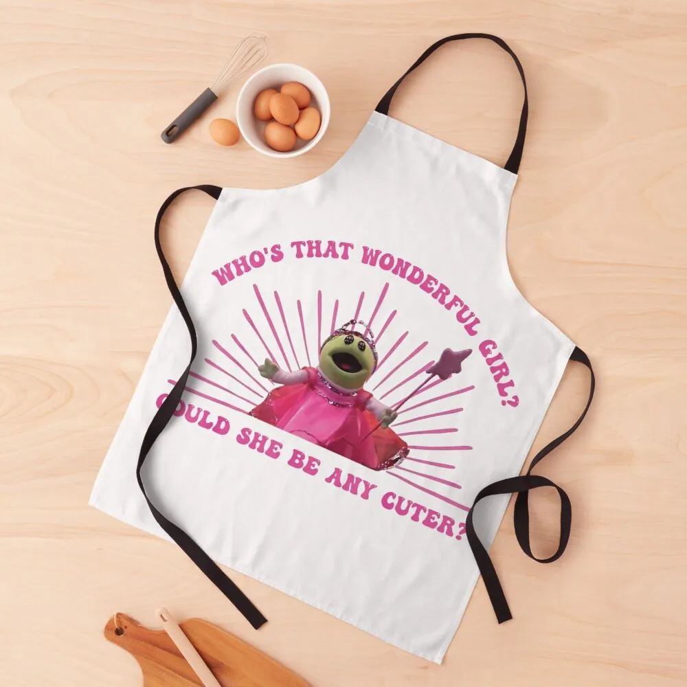 Nanalan Who's That Wonderful Girl Could She Be Any Cuter Apron Kitchen New 2022 Year Goods For Home And Kitchen Apron