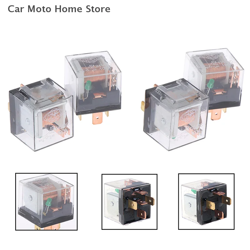 

Водонепроницаемое автомобильное реле постоянного тока 12 В/24 В 80 А 100 А 4/5-контактное SPDT устройство управления автомобилем автомобильные реле переключения высокой емкости