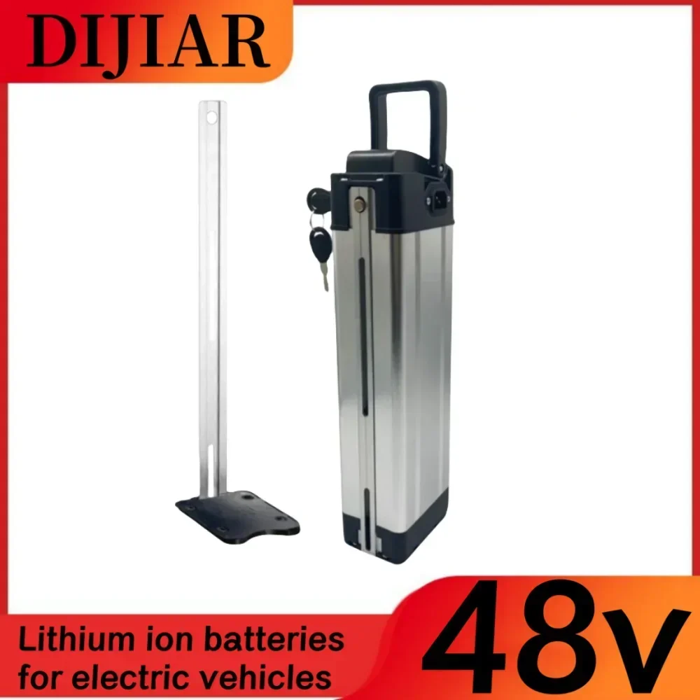 New Full Capacity Power 18650 Lithium Battery 48V10ah-50ah, Suitable for Silver Fish Style,+54.6V Lithium Battery Charger