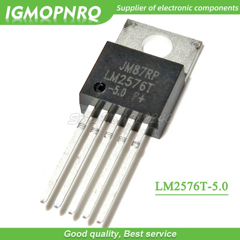 10PCS LM2576T-5.0 LM2576T LM2576 TO-220 Regulator - DC DC Switching Regulator New Original Free Shipping