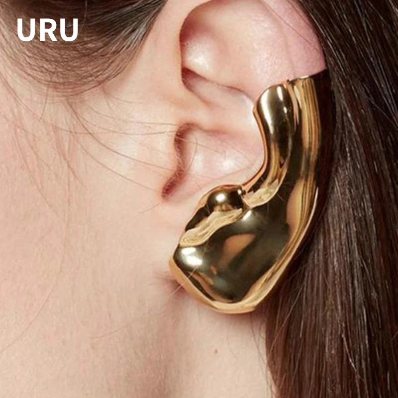 

Fashion Jewelry Earlobe Ear Cuff Clip On Earrings Without Piercing For Women Party Gifts Hip Hop Earring Accessories