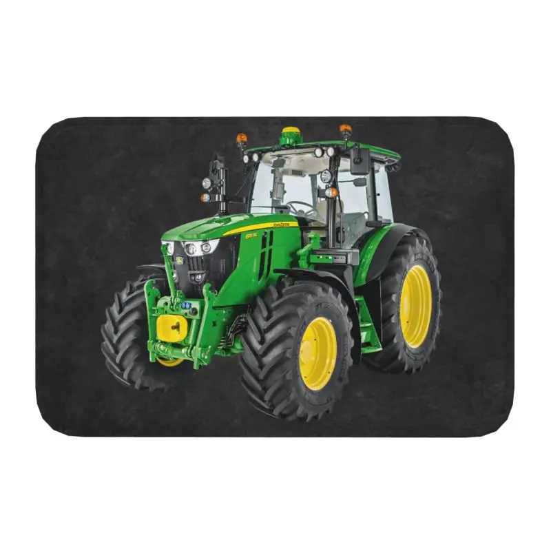 Custom Tractor Doormat Mat Anti-Slip Kitchen Bath Balcony Rug Carpet 40*60cm