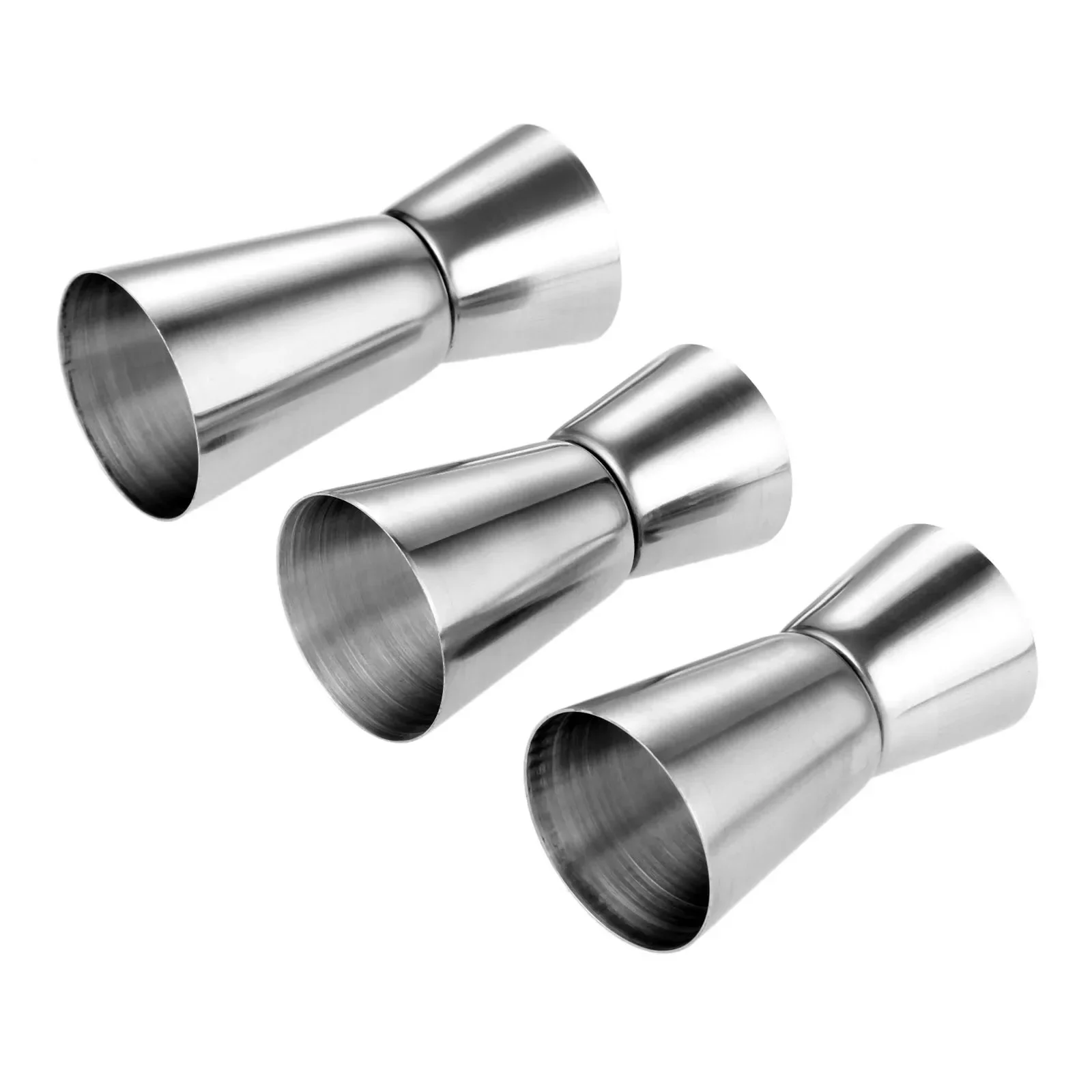 1Pc Stainless Steel Measuring Cups Party Wine Cocktail Jigger Shot Drinks Mixer Jigger Bar Measure Tool 15/30 20/40 25/50ml