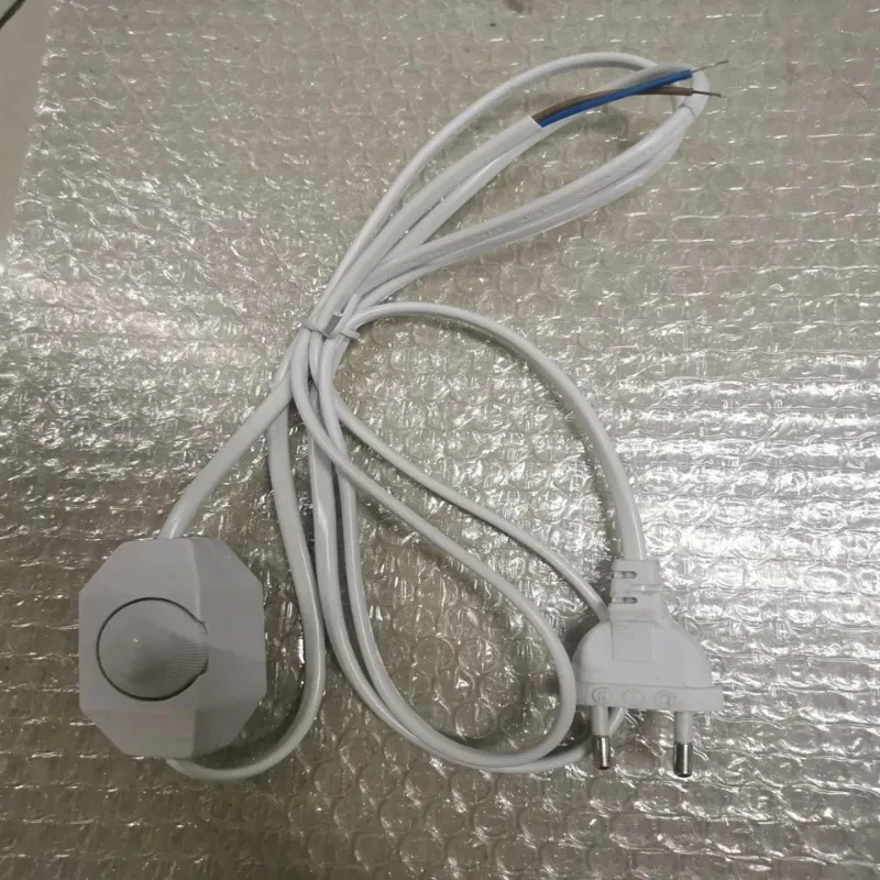 LED Dimmer Switch Cable para Mesa e Lâmpada de Mesa, Controlador Modulador, EU 220V Power Wire, 1.8m