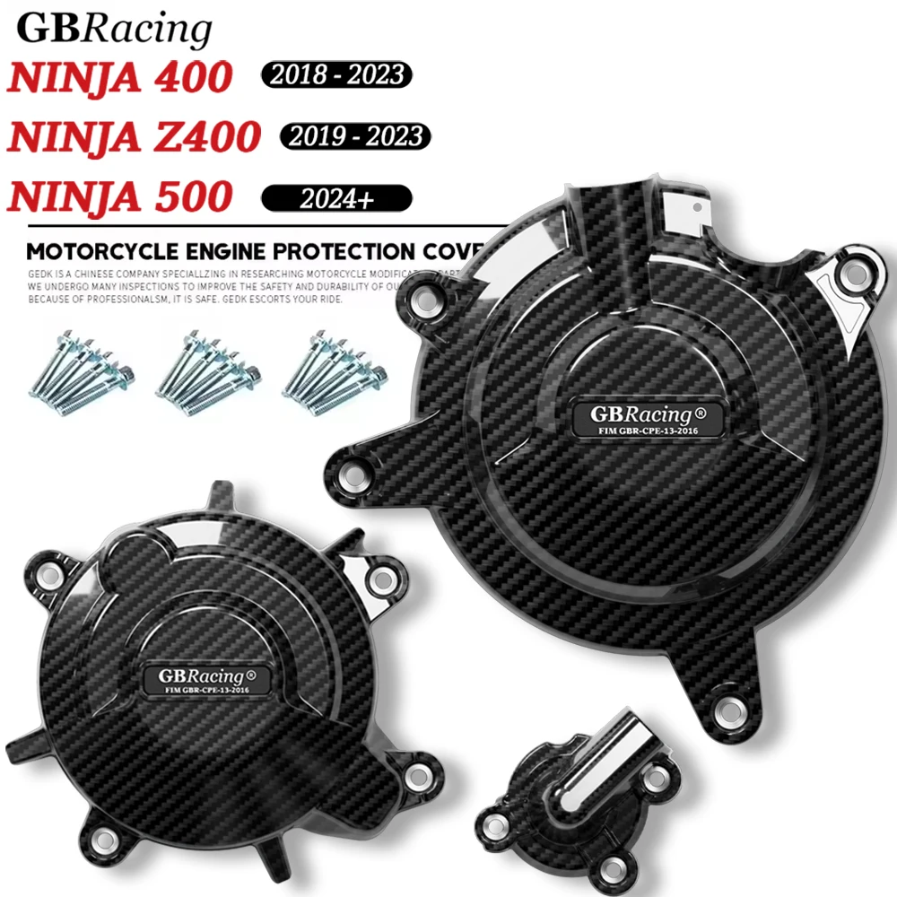 

Accesorios Moto V2 New GBR acing Ninja 400 2018-23, Ninja 500 2024 & KLE500 SE 2026 Secondary Engine Cover Set Motorcycle