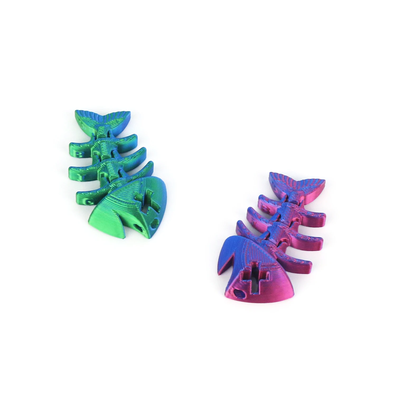 

Подвеска ручной работы с 3D принтом рыбьего ключа, искусственная кость рыбы, новое и уникальное украшение с подвижными соединениями