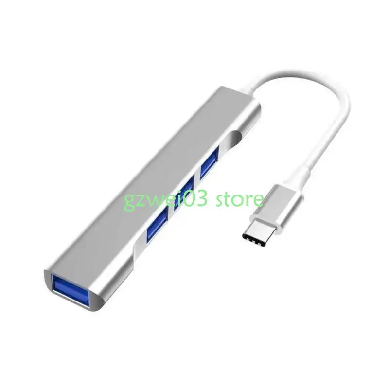 Y8AC USB C/USB HUB 4 PORT USB Flitter Extended 3XUSB2.0+1XUSB3.0 ADAPTER
