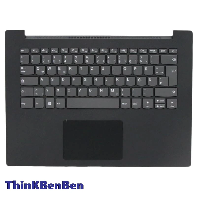 DE German Black Keyboard Upper Case Palmrest Shell Cover For Lenovo Ideapad 130 330C 14 14IKB 14AST 5CB0R34888