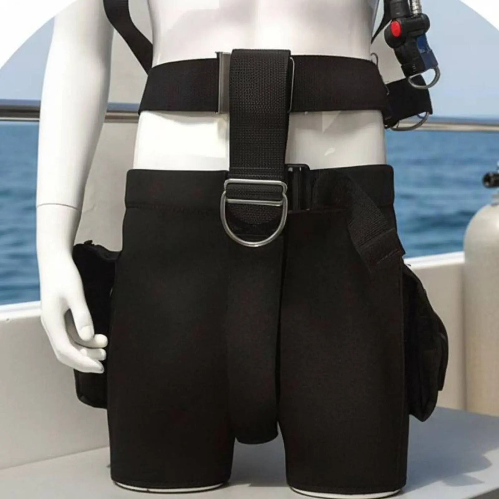 

Sidemount Crotch Strap Soft Strap Material Diving Harness Crotch Strap Adjustable