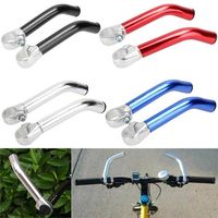 Aluminum Cycling Riding MTB Sheep Horn Bar Ends Bike Handle Bent Handlebars Bicycle Handlebar