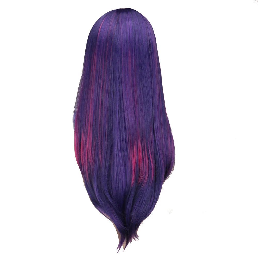 Oshi No Ko Hoshino Ai Cosplay Wig Long Purple Rose pink Cosplay Anime Ponytail Heat Resistant Synthetic Cosplay Wigs