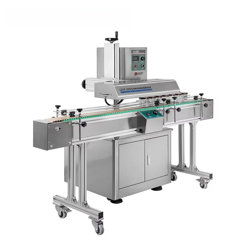30-150mm Sealing Range Automatic Electromagnetic Induction Sealing Machine Continuous