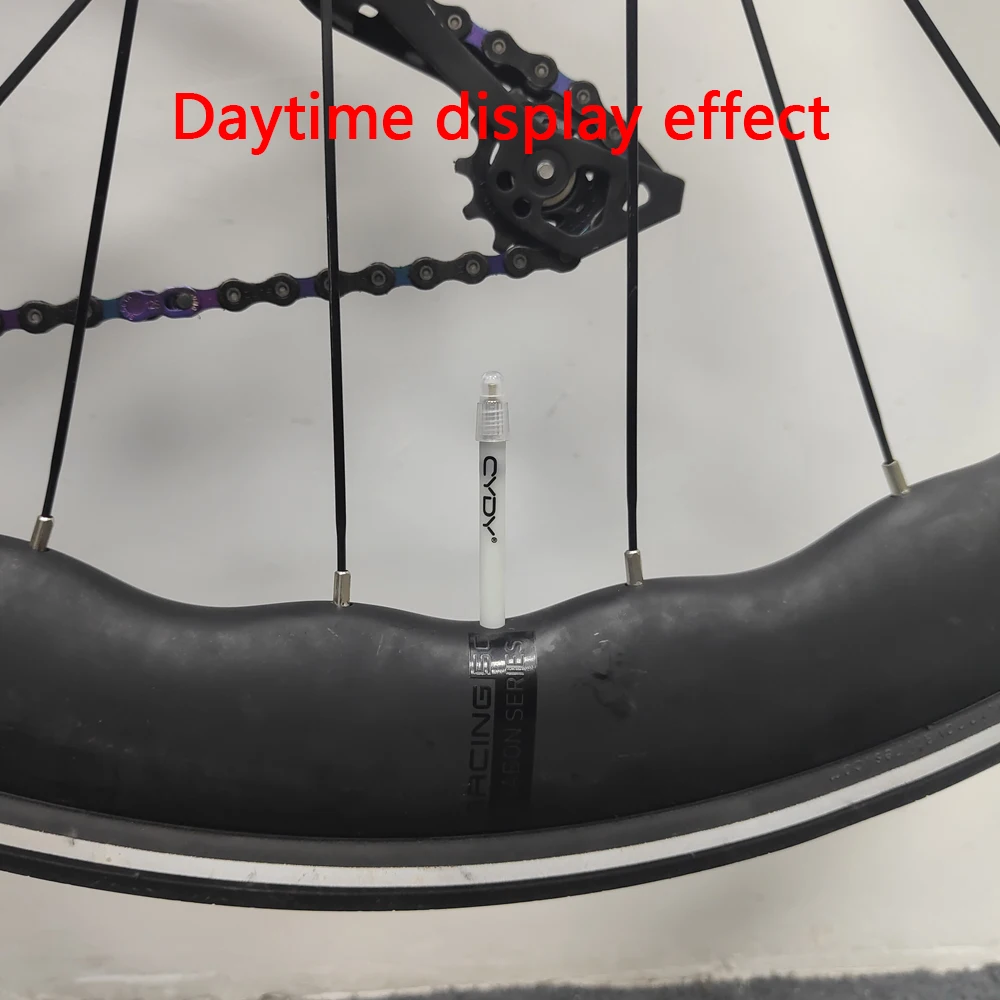 CYDY Rennrad TPU-Schlauch 700x18C 23C 25C 28C 30C 32C mit fluoreszierendem Ventil für Nachtfahrten – Fahrradreifen-Ersatzteile – Detail 4