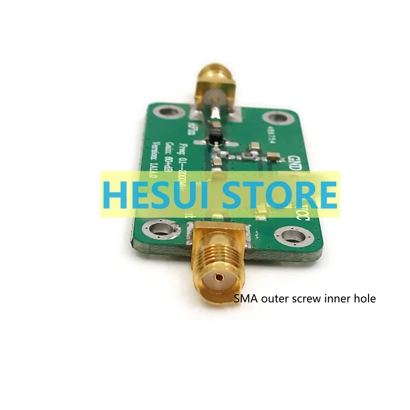 1PCS Rf broadband amplifier Low noise amplifier LNA (0.1-2000MHz gain 64dB)