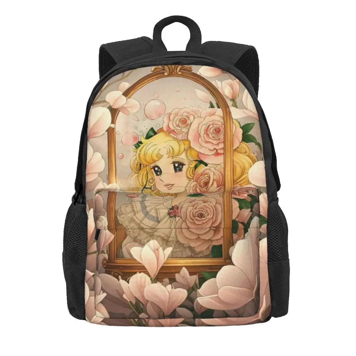 

Candy Candy Anime Manga Backpack Daypack Large Capacity Kids BookBag School Bag Shoulder Bags for Men Women