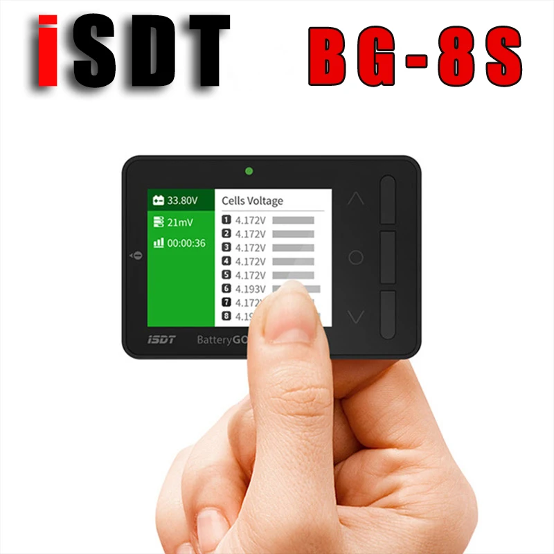 

ISDT BG-8S Smart Battery Checker Balancer Receiver Signal Tester Quick Charge Function