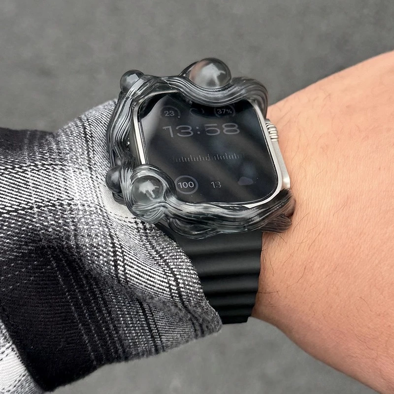 외계인 주변 액세서리 보호 케이스에 적합한 맞춤형 시계 장식 49mm Ultra1/2 시계 Alien 케이스 선물 DIY