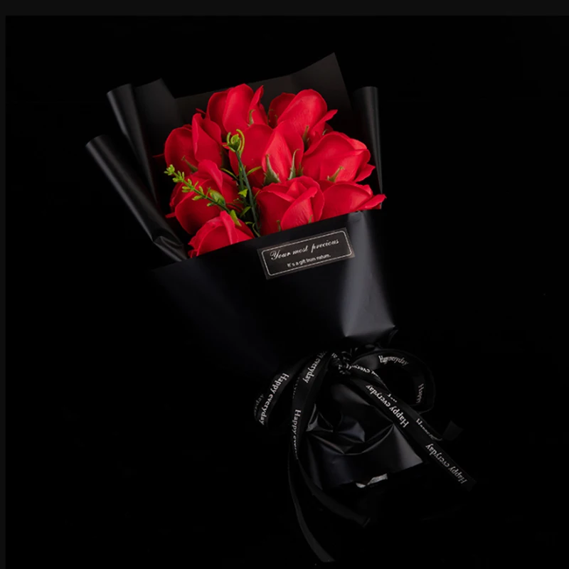 1/2 Stück Seidenseifenblume, Rosenstrauß, künstliche Blume für Zuhause, Hochzeit, Geburtstag, Party, Valentinstag, DIY, Geschenk, Heimdekoration