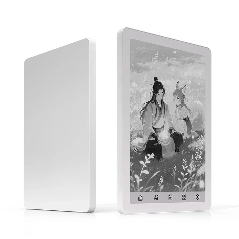 B6 Ebook Reader, 6'' B&W E-Ink Screen Electronic Book, 300PPI HD Display E-Reader, Android 14 OS, 4+64GB Paper-Like E-Book