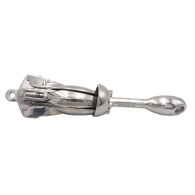 Marine Accessories Stainless Steel Boat Hardware Folding Grapnel Anchor for Inflatable Yacht