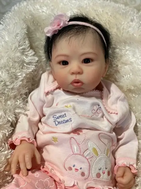 NPK 20 インチ未完成未完成人形キットリボーンエレノアアンネイリン新生児ブランク新生児パーツ