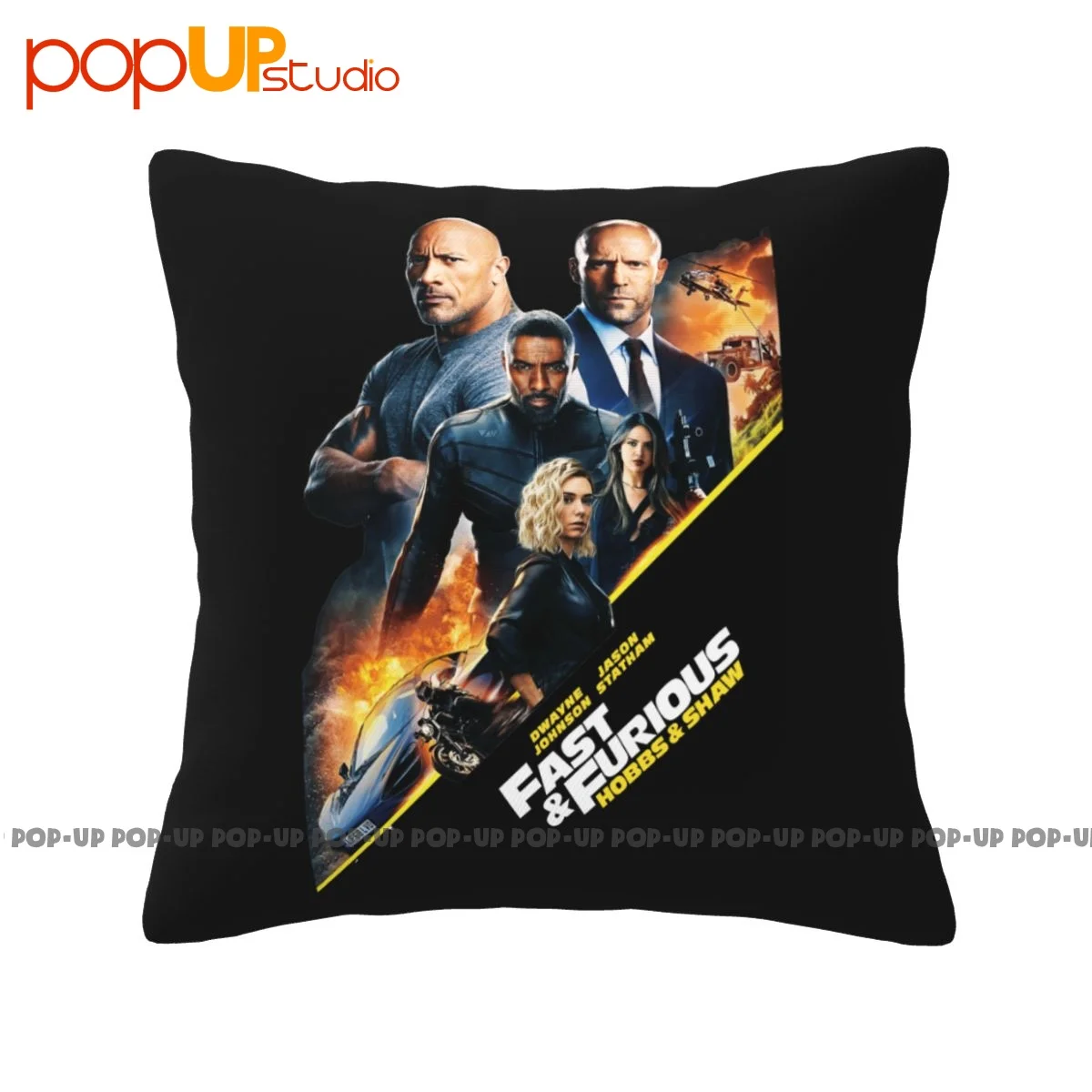 Best Action Movie Fast Furious Presents Hobbs Shaw 2019 Pillowcase Throw Pillow Cover Creative Home Decor High Quality