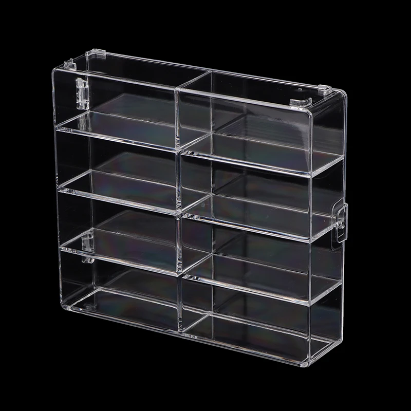 1Pc Hotwheels Cars Diecast Storage Acrylic Dustproof Box 1:64 For Hot Wheels Transparent Display Box Car Model Toy Cabinet Rack