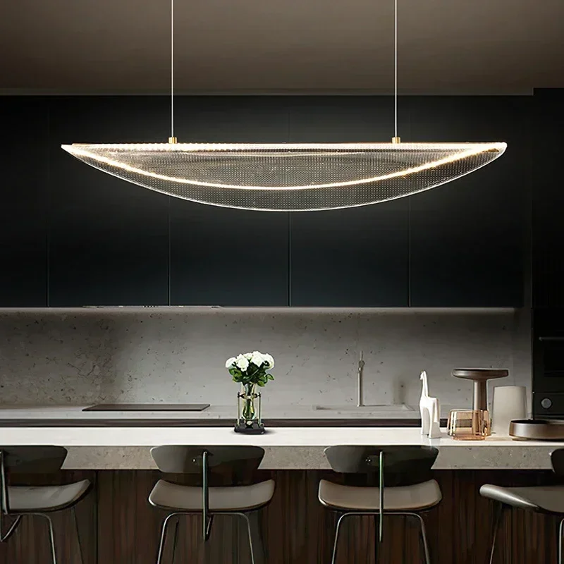 

Modern Minimalism Acrylic Led Pendant Lamps Living Dining Room Chandelier Indoor Lighting Home Decor Lustre Droplights Luminaire