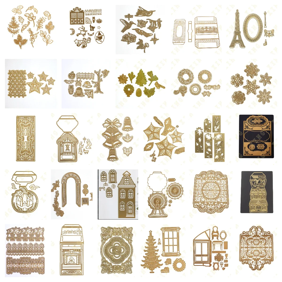 

2025 Merry Christmas Bell Metal Cutting Dies Stencils For DIY Scrapbooking Decorative Embossing Paper Cards Template Decorative
