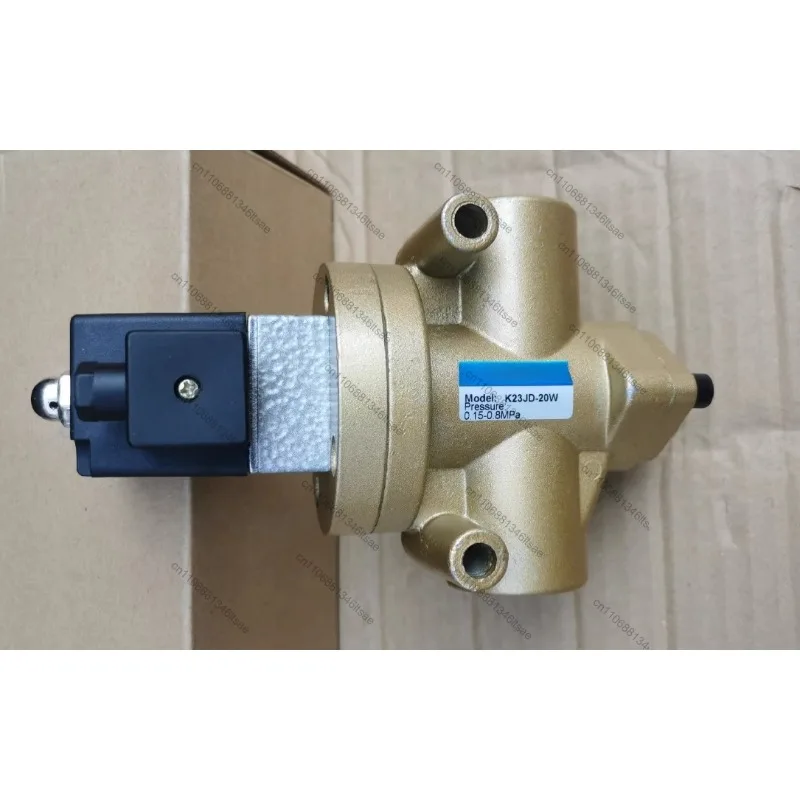 Accessories 1pcs two-position three-way solenoid valve pneumatic stop valve k23jd-20w k23jd-25w