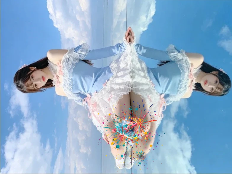 

2026 New Arrival Sweet Girls Bow Lace Slimming Off-the-shoulder Bodycon Tops and High-waisted Tiered Mini Skirt Two Piece Set