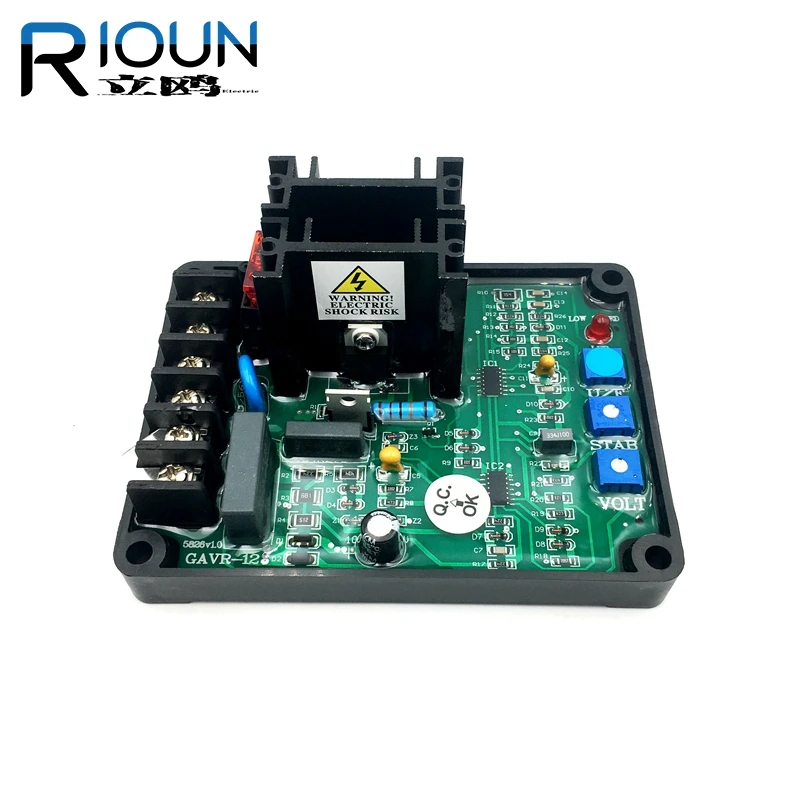 

GAVR-12A Автоматический регулятор напряжения AVR для бесщеточных генераторов, дизельных деталей генераторной установки