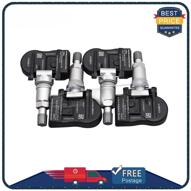 

4PCS 4250B975 TPMS Sensor For 2011-2017 Mitsubishi I-Miev Mirage Outlander Sport Tire Pressure Monitor System Sensor 315MHz