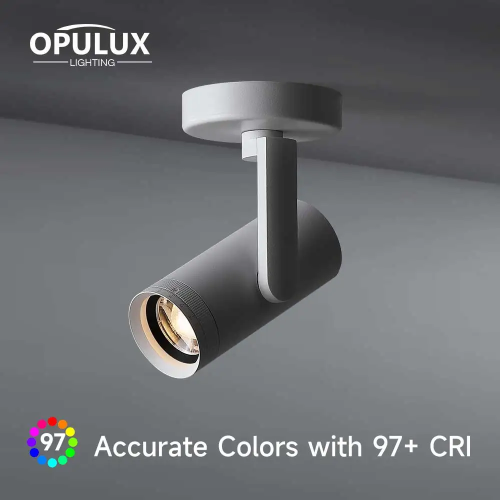 

Opulux 12W LED Downlight Surface Mounted Ceiling Light Dimmable Zoomable Spotlight Indoor Adjustable Beam Angle 10-55° CRI97