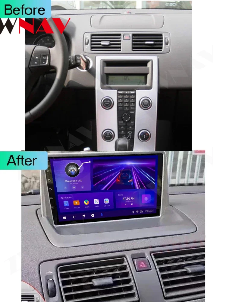 2G+32G Android  Car Multimedia Player For Volvo C30 C40 C70 S40 S60 V50 2008-2012 Navi Radio navi stereo Touch screen head unit